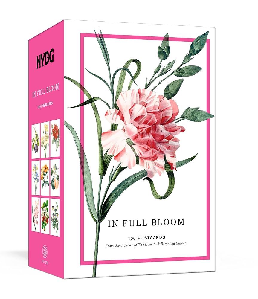 New York Botanical Garden: In Full Bloom Postcards: 100 Postcards from the Archives of the New York Botanical Garden cover image