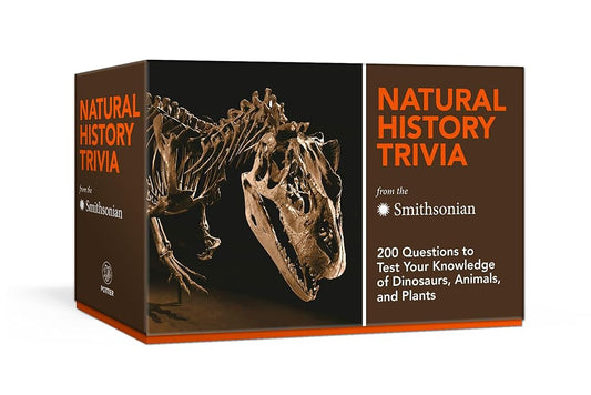 Natural History Trivia from the Smithsonian: Trivia Cards: 200 Questions to Test Your Knowledge of Dinosaurs, Animals, and Plants cover image