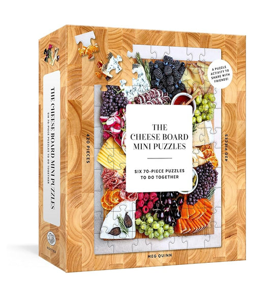 The Cheese Board Mini Puzzles: Six 70-Piece Puzzles to Do Together cover image