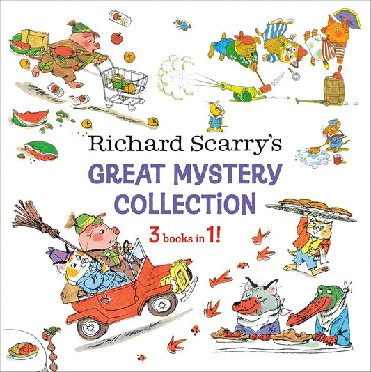 Richard Scarry's Great Mystery Collection: 3-books-in-1! cover image