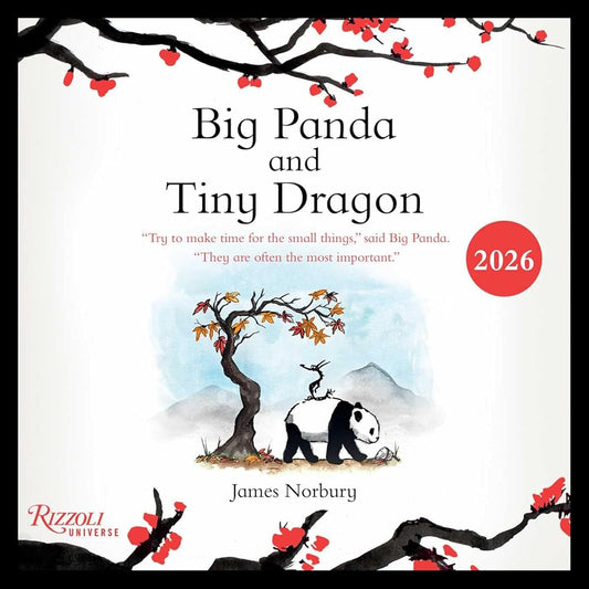 Big Panda and Tiny Dragon 2026 Wall Calendar cover image