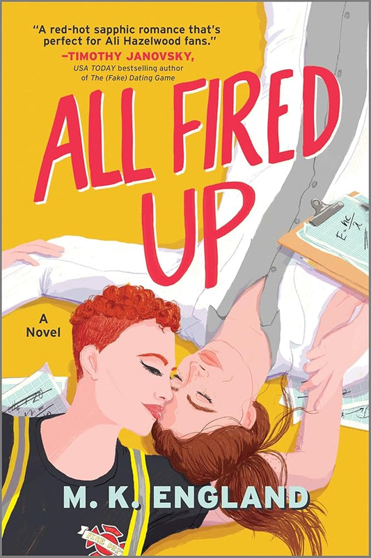 All Fired Up: A Spicy and Heartfelt Contemporary Sapphic Romance of Best Friends Turned Lovers cover image