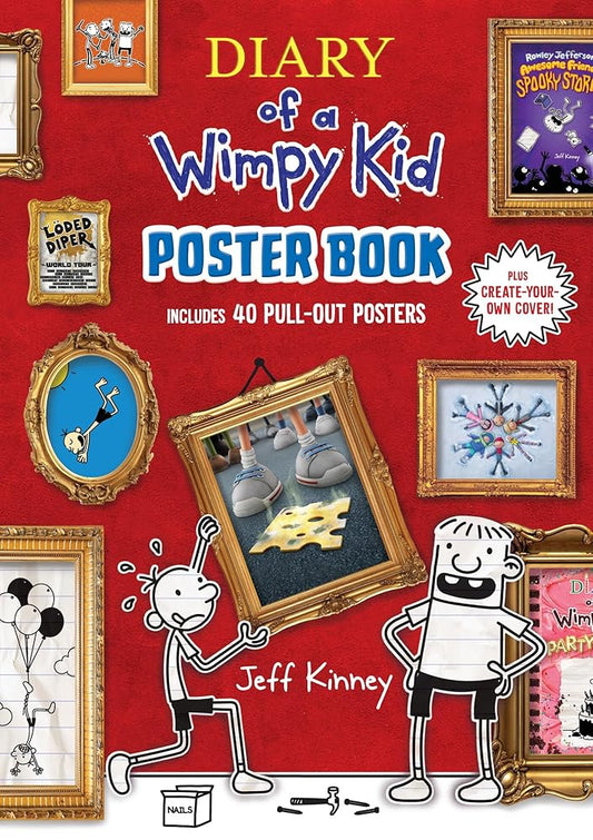 Diary of a Wimpy Kid Poster Book: Includes 40 Pull-Out Posters cover image