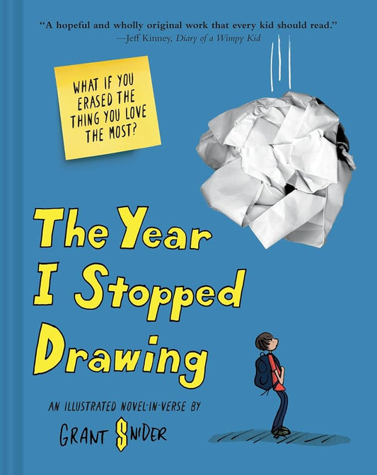 The Year I Stopped Drawing: An Illustrated Novel-in-Verse cover image