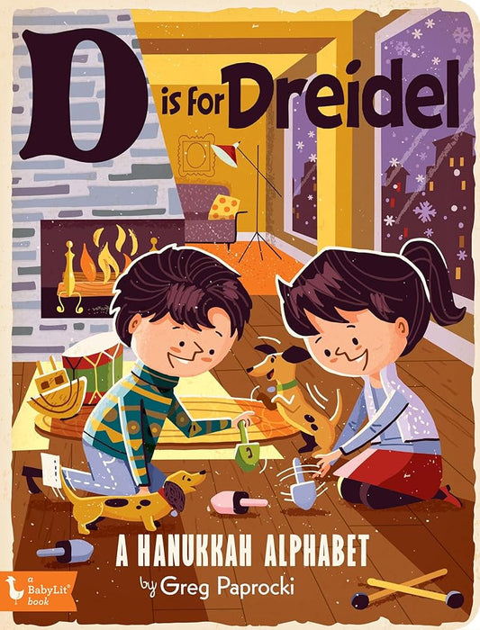 D Is for Dreidel: A Hanukkah Alphabet (BabyLit) cover image