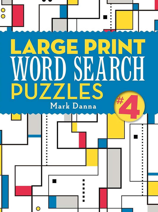 Large Print Word Search Puzzles 4 cover image