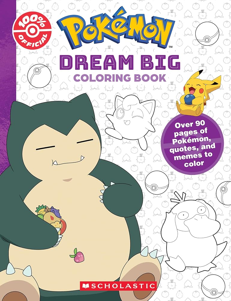 Dream Big (Pokémon: Official Coloring Book) cover image