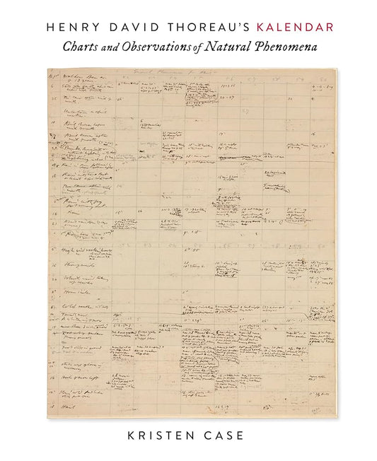 Henry David Thoreau’s Kalendar: Charts and Observations of Natural Phenomena cover image