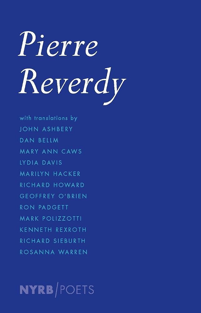 Pierre Reverdy (NYRB Poets) cover image
