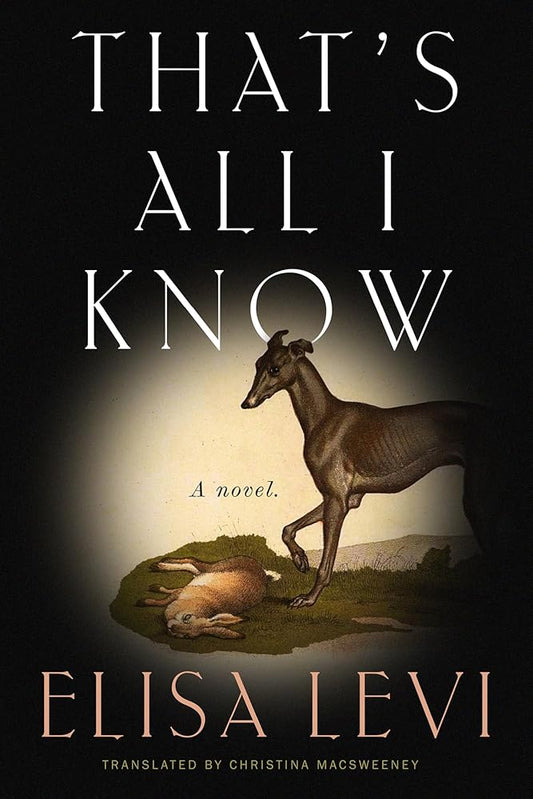 That's All I Know: A Novel cover image