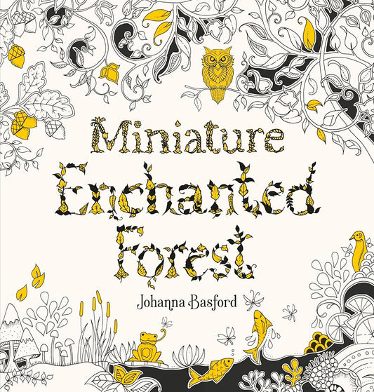 Miniature Enchanted Forest: A Pocket-sized Adventure Coloring Book cover image