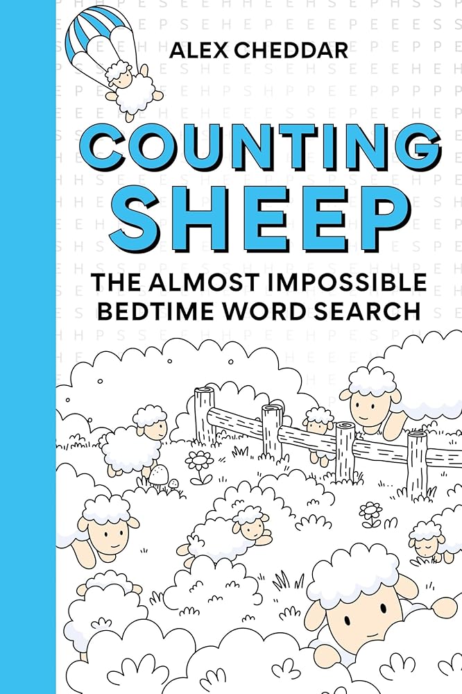 Counting Sheep: The Almost Impossible Bedtime Word Search cover image