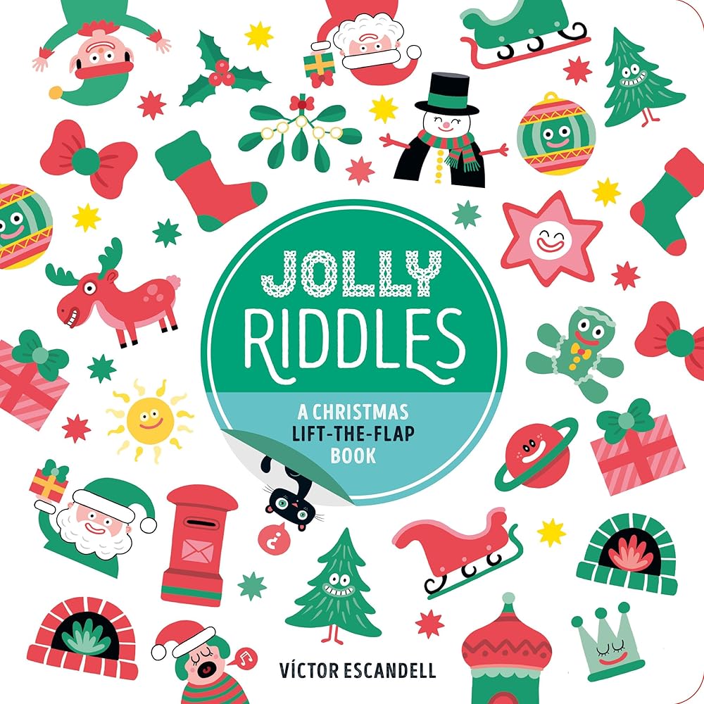 Jolly Riddles: A Christmas Lift-the-Flap Book cover image