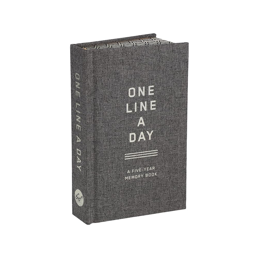 Charcoal Canvas One Line a Day: A Five-Year Memory Book cover image