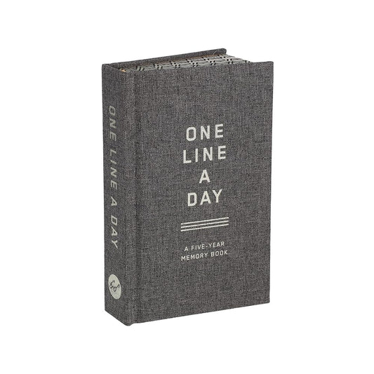 Charcoal Canvas One Line a Day: A Five-Year Memory Book cover image