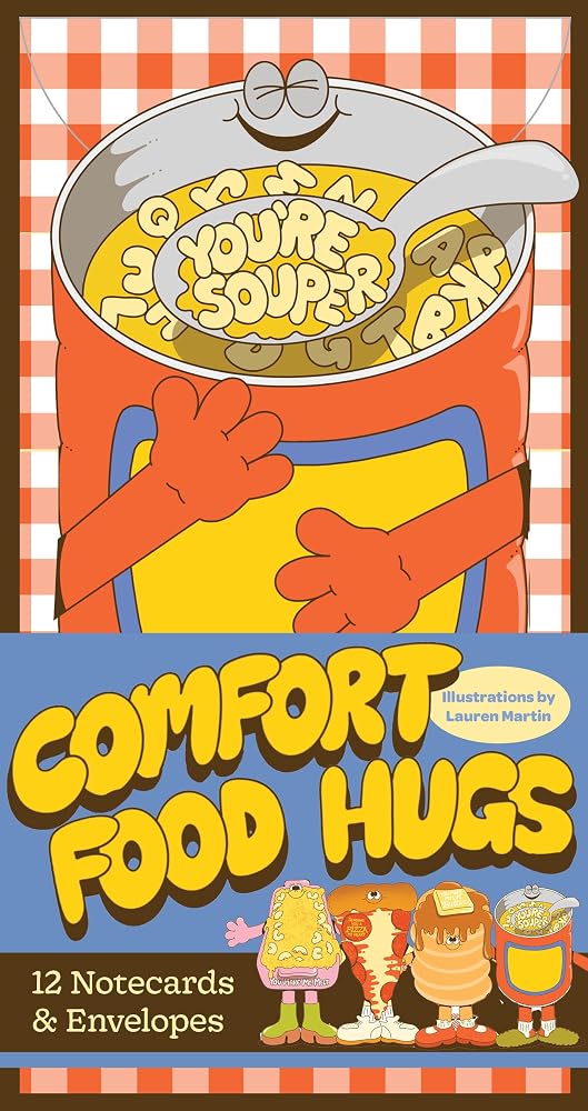 Comfort Food Hugs Notecards: 12 Notecards & Envelopes cover image