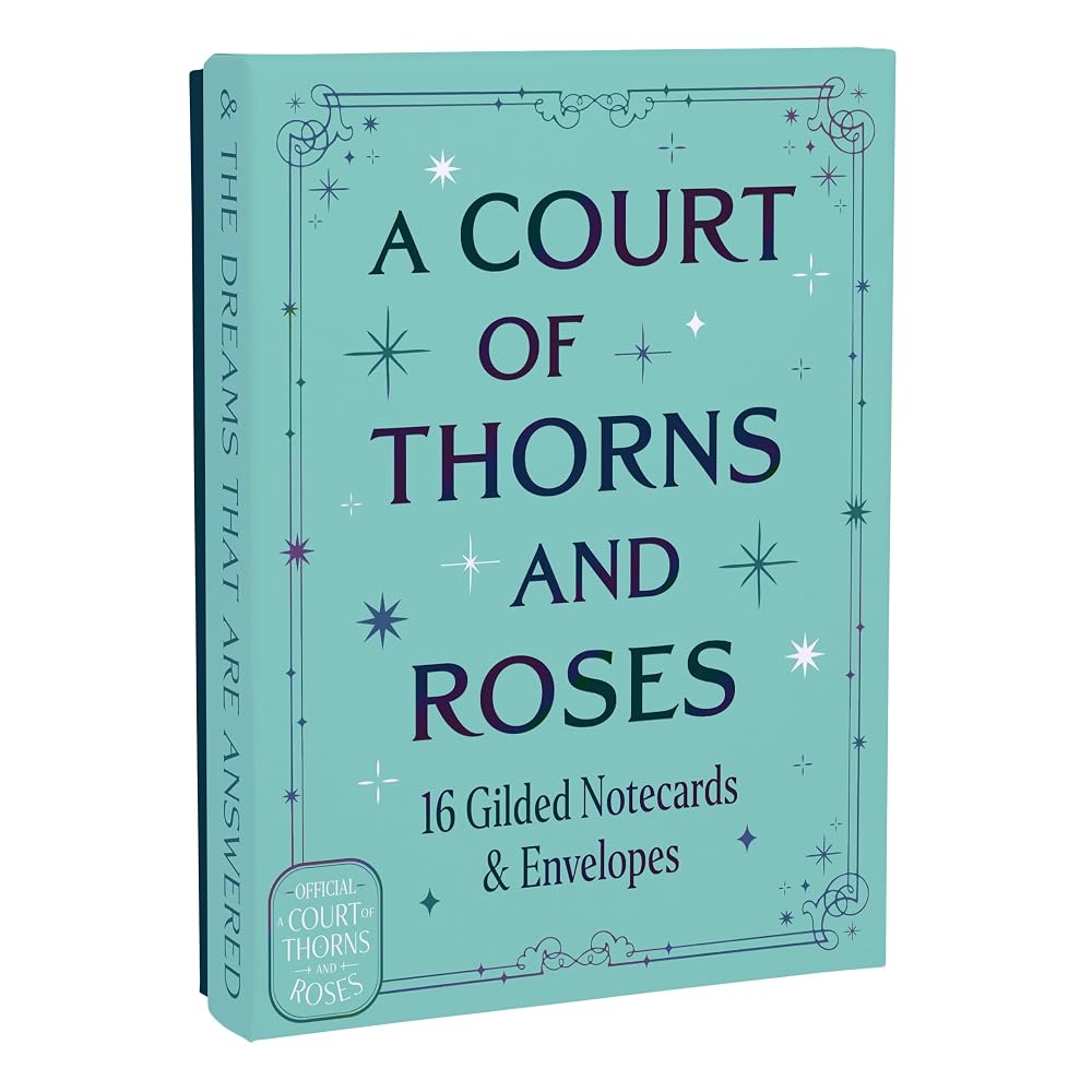 A Court of Thorns and Roses Official Gilded Notecards: 16 Notecards & Envelopes cover image