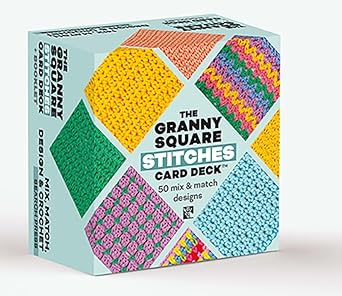 The Granny Square Stitches Card Deck: 50 Mix and Match Designs cover image