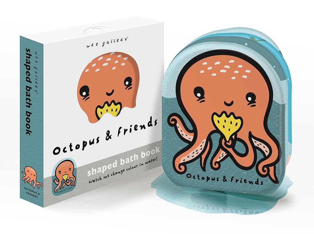 Octopus & Friends: Watch me change color in water! (Wee Gallery Shaped Bath Books) cover image