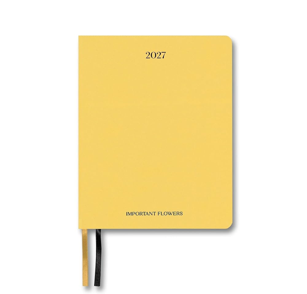 Important Flowers Planner 2027 cover image