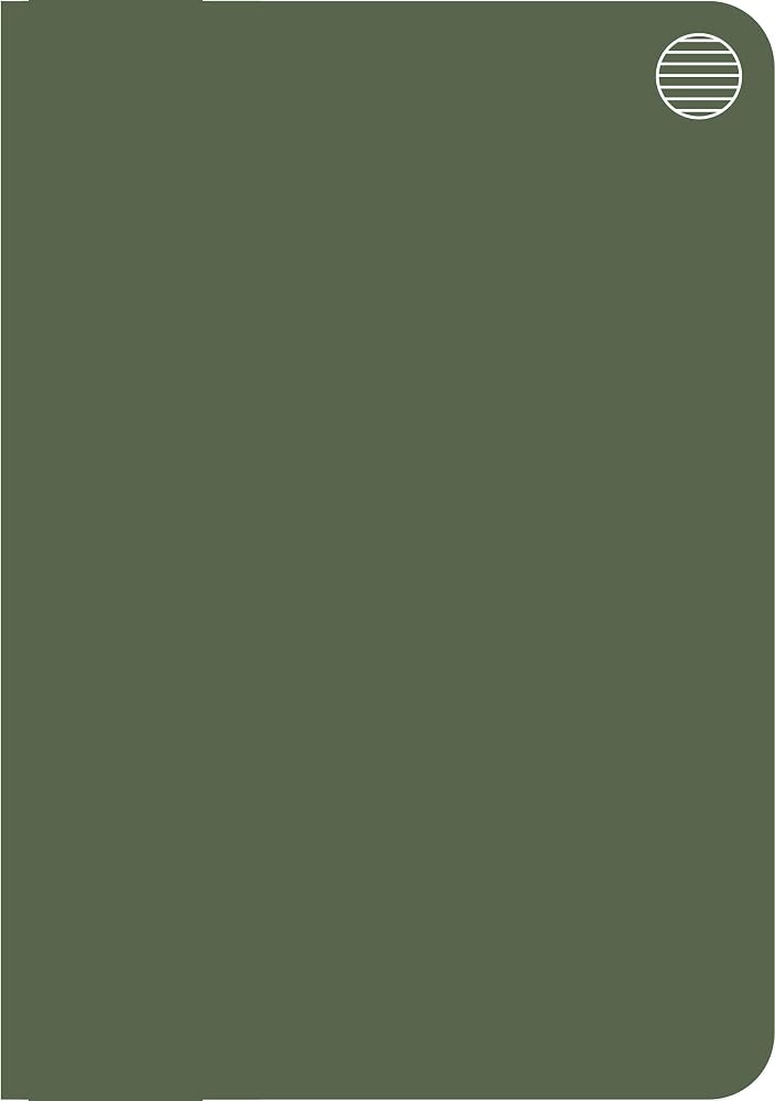 Verdant Dusk A5 Lined Notebook (Original Softcover Notebooks) cover image