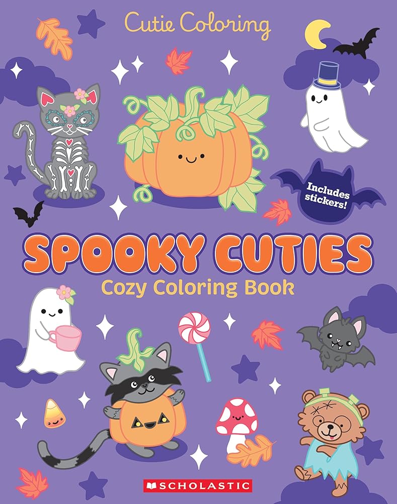 Spooky Cuties (Color & Chill) (Cutie Coloring) cover image