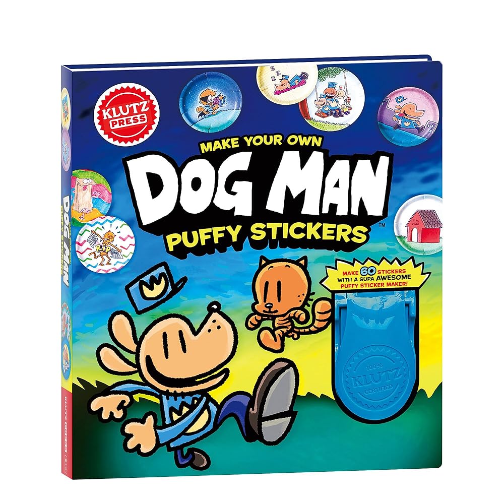 Make Your Own Dog Man Puffy Stickers cover image