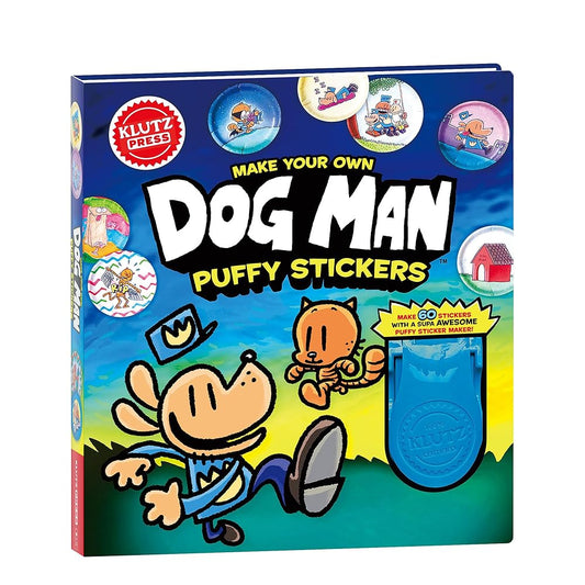 Make Your Own Dog Man Puffy Stickers cover image