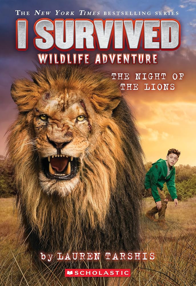 I Survived the Night of the Lions, 2025 (I Survived #26) cover image