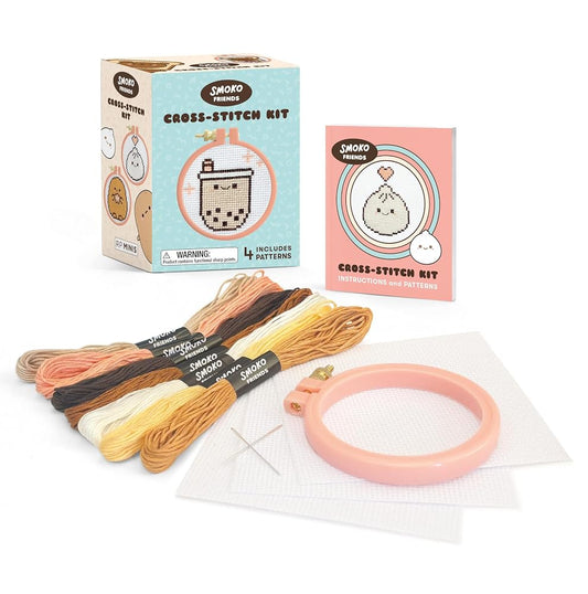 Smoko Friends Cross-Stitch Kit: Includes 4 Patterns (RP Minis) cover image