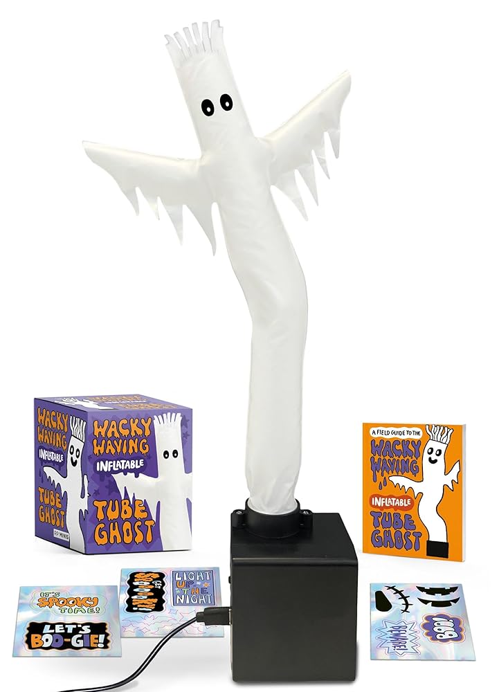 Wacky Waving Inflatable Tube Ghost: Glows in the Dark! (RP Minis) cover image