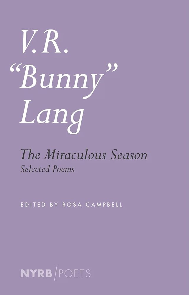 The Miraculous Season: Selected Poems cover image