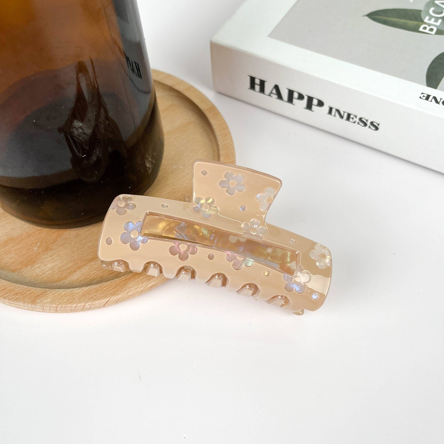 Summer Flower Claw Clip