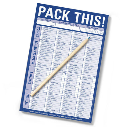 Pack This! Pad (Blue)