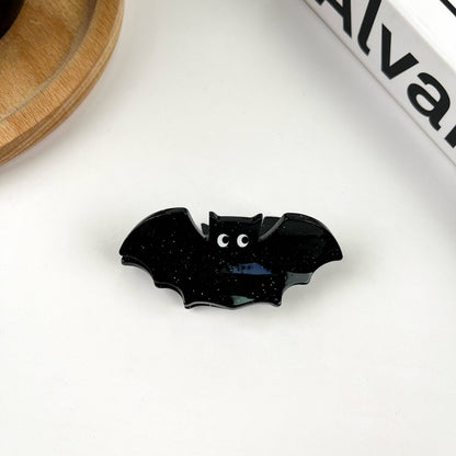 Black Bat Claw Clip,Halloween Hair Clip