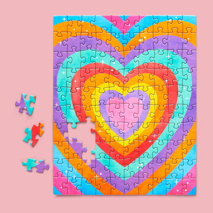 Velvet Heart 100 Piece Puzzle Snax