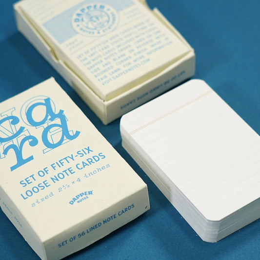 Dapper Notes Loose Note Cards (Lined Pattern)