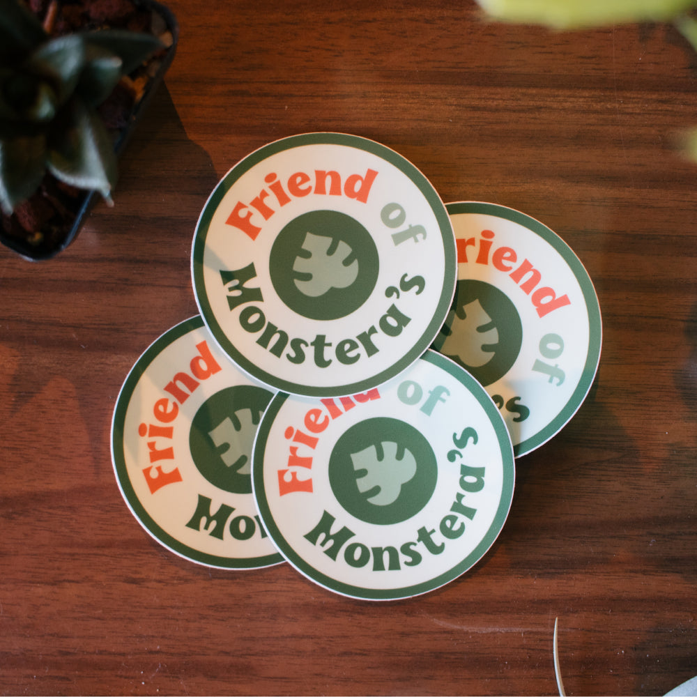Friend of Monstera's Sticker