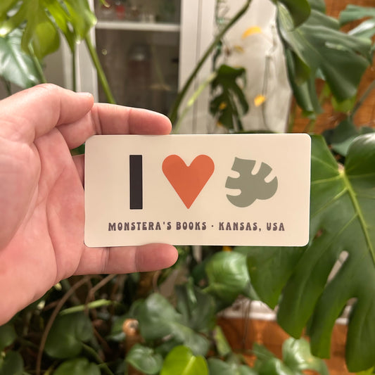 I Heart Monstera’s Bumper Sticker