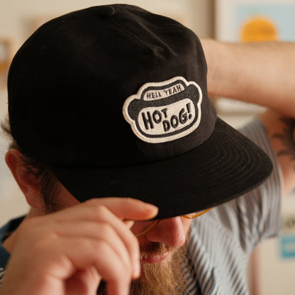 Hell Yeah Hot Dog Snap Back Hat