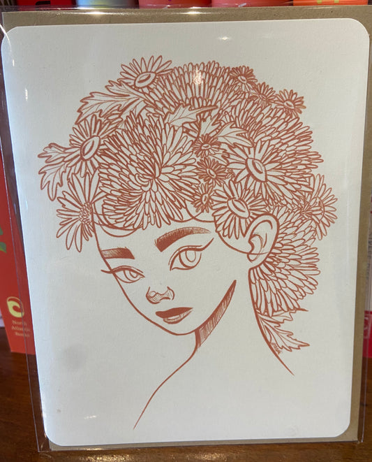 Flower Girl Card