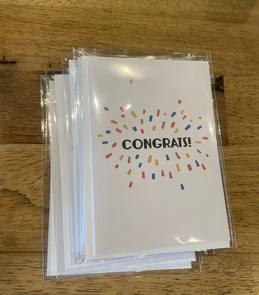 Congrats Confetti Card