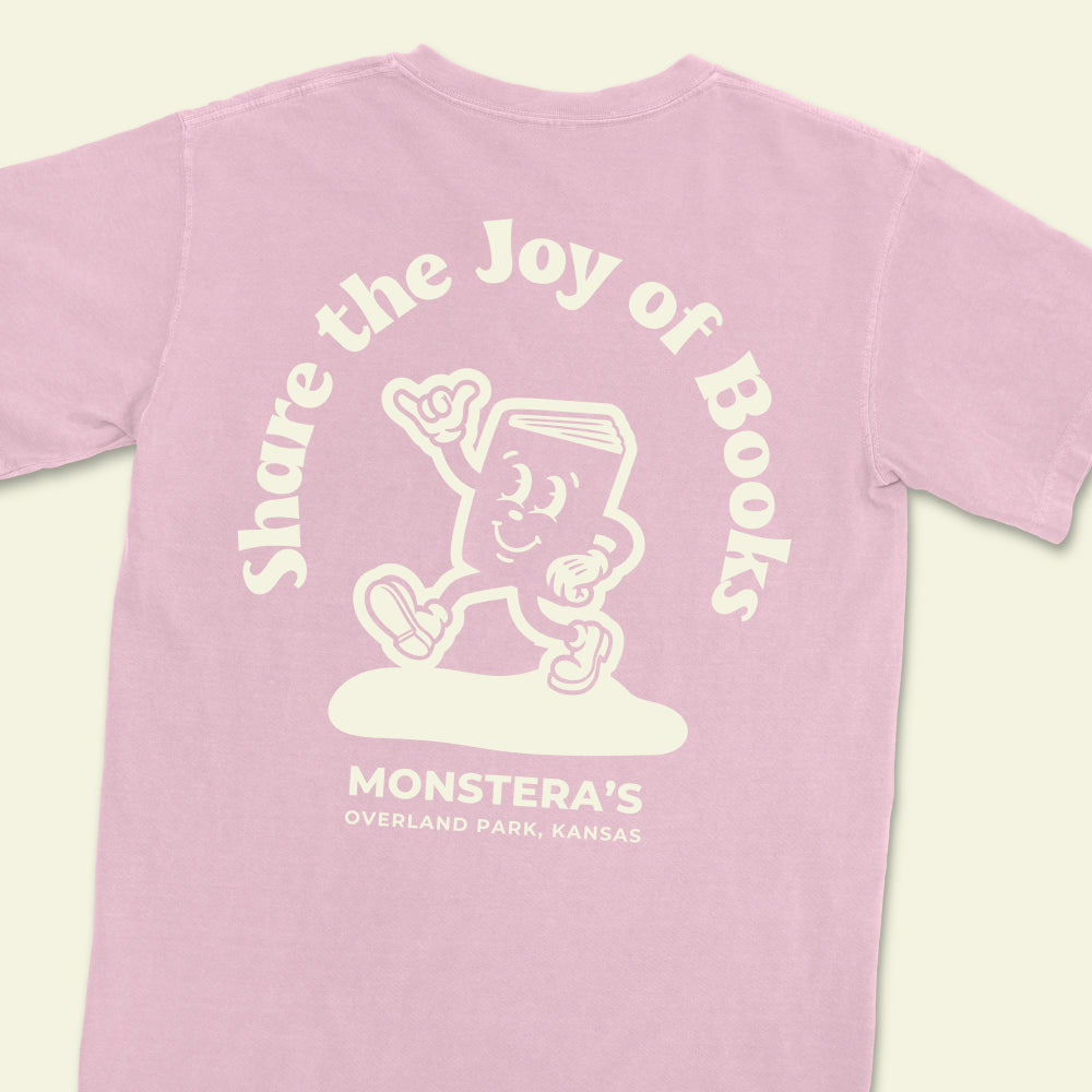 Monstera's Joy of Books T-Shirt