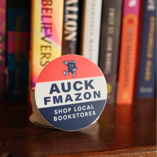 Auck Fmazon Sticker (Red, White, and Blue)