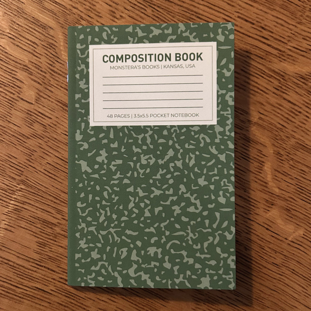 Mini Composition Notebook - with Stickers