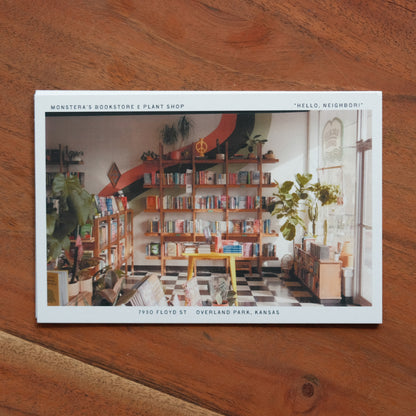 Postcard - Bookshelves
