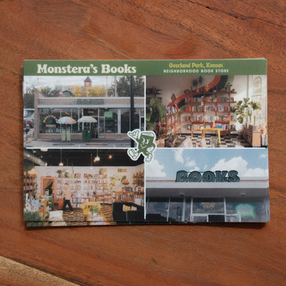 Postcard - Retro Bookstore