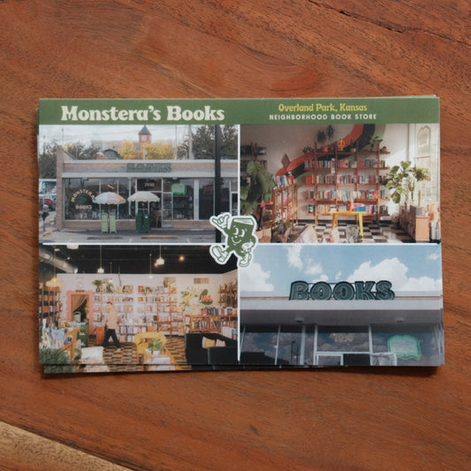 Postcard - Retro Bookstore