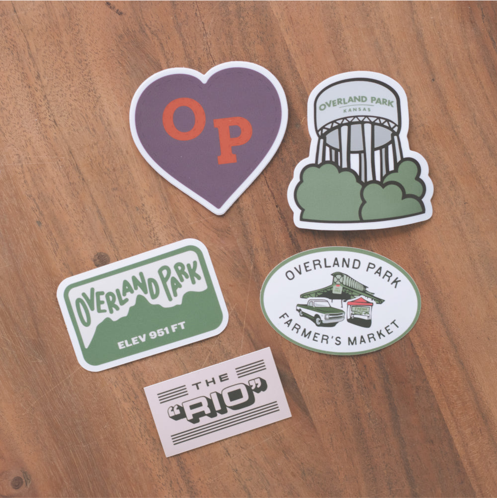 Overland Park Sticker Pack
