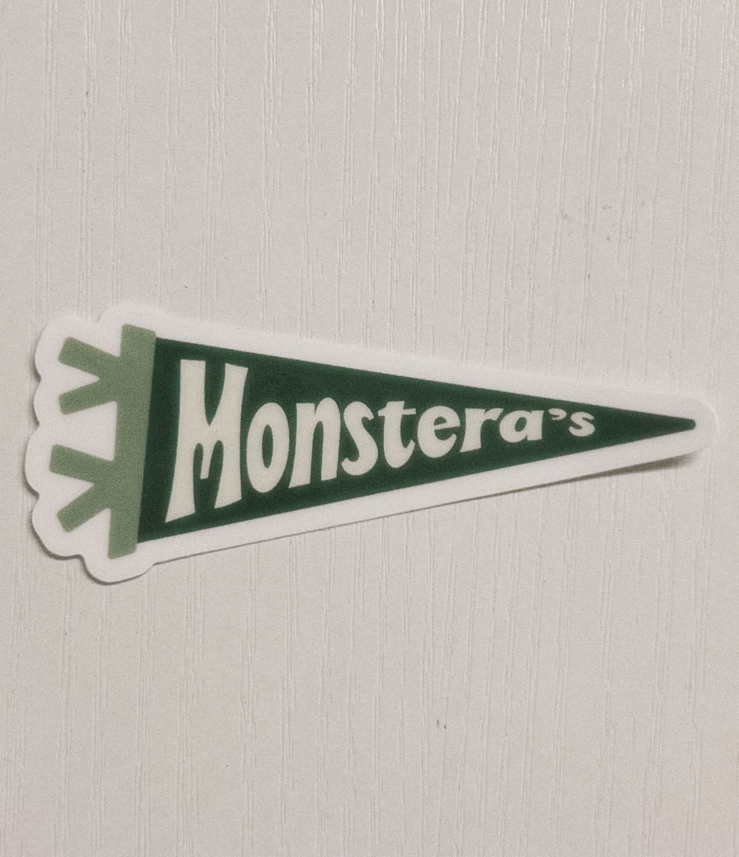 Monstera's Pennant Sticker